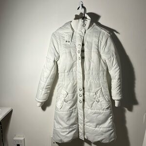 White Puff Long Jacket